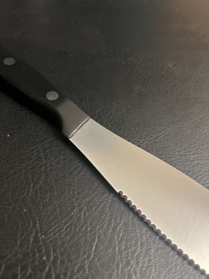 Wusthof Gourmet 2801 5" Serrated Spatula Spreader Bagel Knife Germany - Thumbnail 8