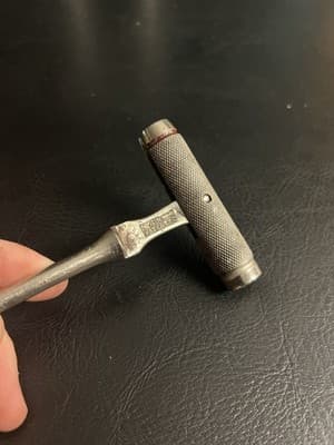 Vintage Crescent Tool Co T-Handle Folding Flathead Screwdriver Hammer Flat Head - Thumbnail 3