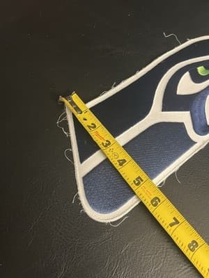 Seattle Seahawks 15" x 5.5" Iron /Sew On Embroidered Football Logo NFL Jacket - Thumbnail 10