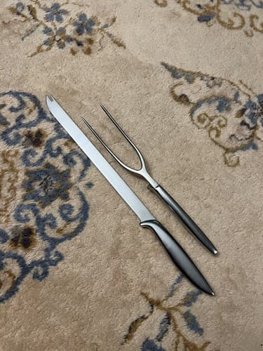 Gerber Legendary Blades 2 pc Carving Set Snickersnee Knife + Ron Fork Carver - Image 1