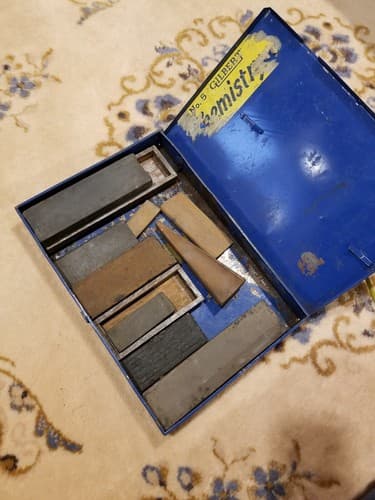 Lot Of 10 Vintage Whetstones Sharpening Stone Wet Honing Knife Razor Blade - Image 1