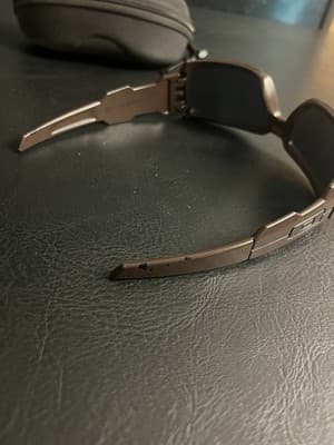 Oakley Oil Drum Brown Smoke Bronze Polarized Sunglasses USA with Case NO LENS - Thumbnail 8
