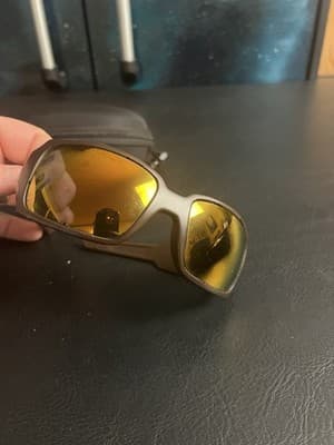 Oakley Oil Drum Brown Smoke Bronze Polarized Sunglasses USA with Case NO LENS - Thumbnail 5
