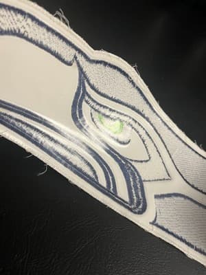 Seattle Seahawks 15" x 5.5" Iron /Sew On Embroidered Football Logo NFL Jacket - Thumbnail 7