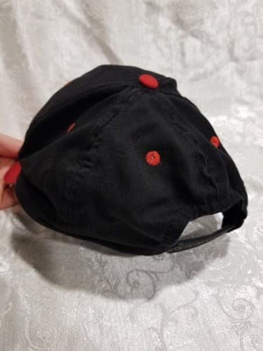 Vintage Karate USA Men's Red Black Adjustable Baseball Snapback Hat 90s Fighting - Thumbnail 4
