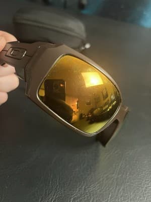Oakley Oil Drum Brown Smoke Bronze Polarized Sunglasses USA with Case NO LENS - Thumbnail 16