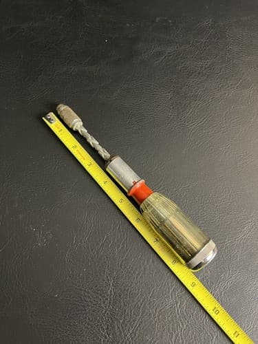 VTG Stanley Yankee Handyman No. 233H Push Drill Spiral Screwdriver 3 Bits USA - Thumbnail 9