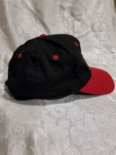 Vintage Karate USA Men's Red Black Adjustable Baseball Snapback Hat 90s Fighting - Thumbnail 5