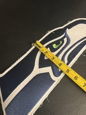 Seattle Seahawks 15" x 5.5" Iron /Sew On Embroidered Football Logo NFL Jacket - Thumbnail 11