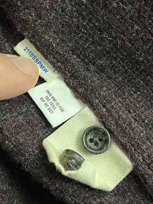 Taylor Stitch Service Shirt Burgundy Port Melange 100% Wool 44 Mens L Button Up - Thumbnail 4