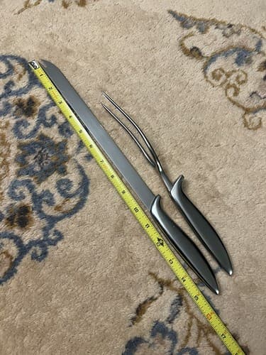 Gerber Legendary Blades 2 pc Carving Set Snickersnee Knife + Ron Fork Carver - Thumbnail 9