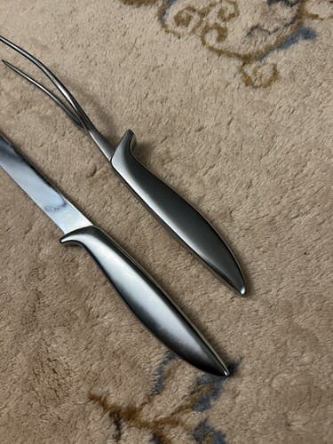 Gerber Legendary Blades 2 pc Carving Set Snickersnee Knife + Ron Fork Carver - Thumbnail 7