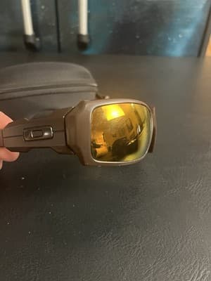 Oakley Oil Drum Brown Smoke Bronze Polarized Sunglasses USA with Case NO LENS - Thumbnail 2