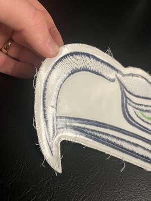 Seattle Seahawks 15" x 5.5" Iron /Sew On Embroidered Football Logo NFL Jacket - Thumbnail 6