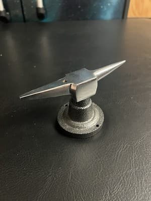 Small Double Horn Anvil On Base & T-Shaped Anvil Jewelers Metalworking Tool - Thumbnail 4