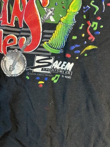 Vintage 1990 Super Bowl XXIV SF 49ers vs Denver Broncos Single Stitch Shirt L - Thumbnail 4