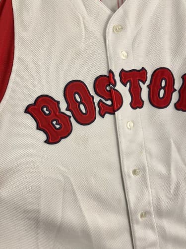 Majestic Jersey Boston Red Sox Curt Schilling 2XL Stitched MLB Baseball Shirt - Thumbnail 8