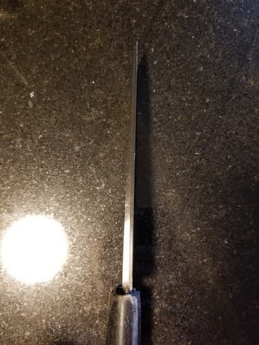 VTG Japanese Chef's Kitchen Knife YANAGIBA Kikuhide Sakai vintage Antique - Thumbnail 16