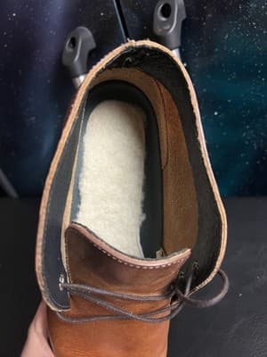 UGG Trumann Brown USA Leather Laced Up Casual Chukka Ankle Boots Mens 10 M Shoes - Thumbnail 3