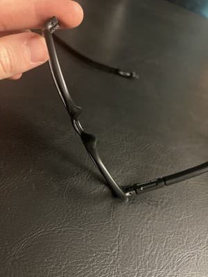 Oakley Marshal MNP OX8091-0155 Rectangle Satin Black Mens Eyeglasses 144 *PARTS - Thumbnail 7