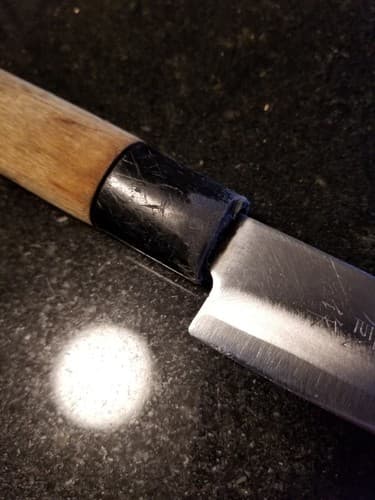 VTG Japanese Chef's Kitchen Knife YANAGIBA Kikuhide Sakai vintage Antique - Thumbnail 6