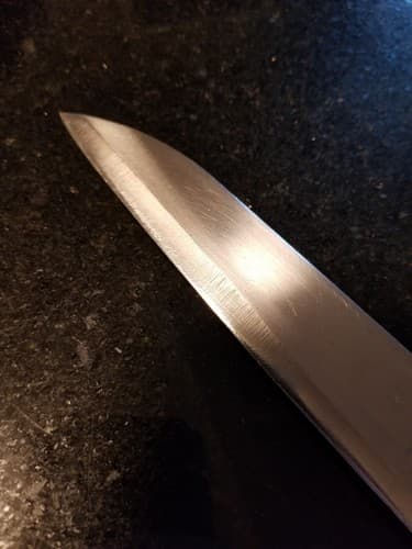 VTG Japanese Chef's Kitchen Knife YANAGIBA Kikuhide Sakai vintage Antique - Thumbnail 13