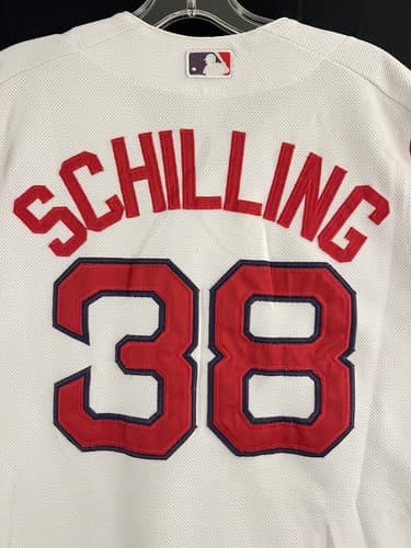 Majestic Jersey Boston Red Sox Curt Schilling 2XL Stitched MLB Baseball Shirt - Thumbnail 11