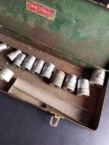26 Set Vtg S-K Wayne Socket 6 Pt SAE Case Lot No Ratchet+ Challenger +Craftsman - Thumbnail 7