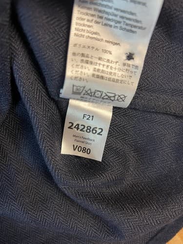 Outdoor Research Shirt Mens XL Navy Blue Feedback Flannel Outdoor Hiking Trail - Thumbnail 7
