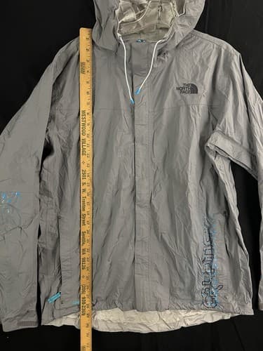 The North Face 2008 Cryptic Hyvent DT Softshell Jacket Gray Blue Mens L Rain - Thumbnail 17