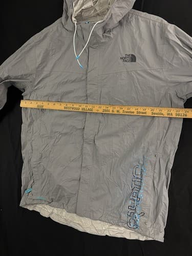 The North Face 2008 Cryptic Hyvent DT Softshell Jacket Gray Blue Mens L Rain - Thumbnail 18