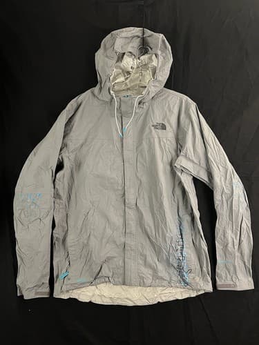 The North Face 2008 Cryptic Hyvent DT Softshell Jacket Gray Blue Mens L Rain - Image 1