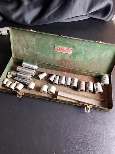 26 Set Vtg S-K Wayne Socket 6 Pt SAE Case Lot No Ratchet+ Challenger +Craftsman - Image 1