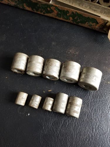 26 Set Vtg S-K Wayne Socket 6 Pt SAE Case Lot No Ratchet+ Challenger +Craftsman - Thumbnail 17