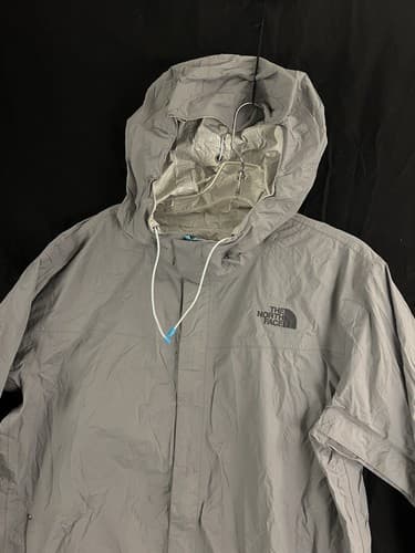 The North Face 2008 Cryptic Hyvent DT Softshell Jacket Gray Blue Mens L Rain - Thumbnail 2