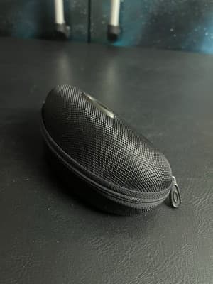Oakley Sunglasses Hard Shell Clamshell Zip Case Protective Black - Thumbnail 2