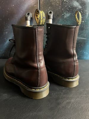 Dr. Martens 1460 W Cherry Red Smooth Leather Lace-Up Boots Women’s 10 EU 42 UK 8 - Thumbnail 9
