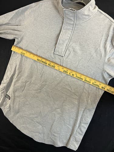 BYLT Elite + Fairway Pullover Jacket Golf Stretch Dropcut 1/4 Zip Snap Mens L - Thumbnail 10