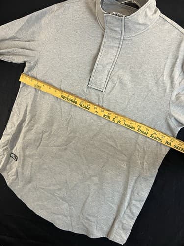 BYLT Elite + Fairway Pullover Jacket Golf Stretch Dropcut 1/4 Zip Snap Mens L - Thumbnail 9