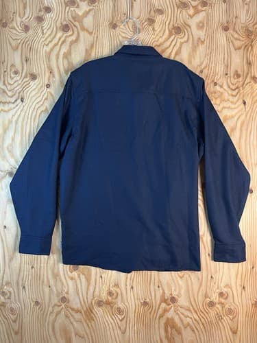 Outdoor Research Shirt Mens XL Navy Blue Feedback Flannel Outdoor Hiking Trail - Thumbnail 4