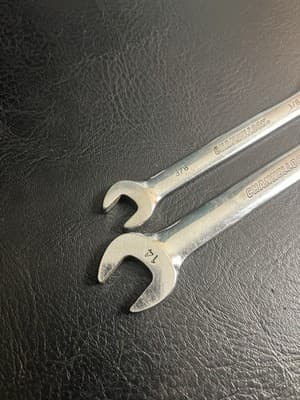 Lot Of 2 Power Torque Combination Wrench Metric 14mm 17 Polished Chrome Ratchet - Thumbnail 10