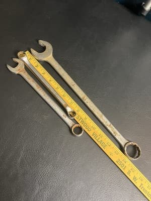 Lot Of 3 VTG Proto Challenger Tools 1-1/8" 3/4 SAE Combination Wrench 12 Pt USA - Thumbnail 13