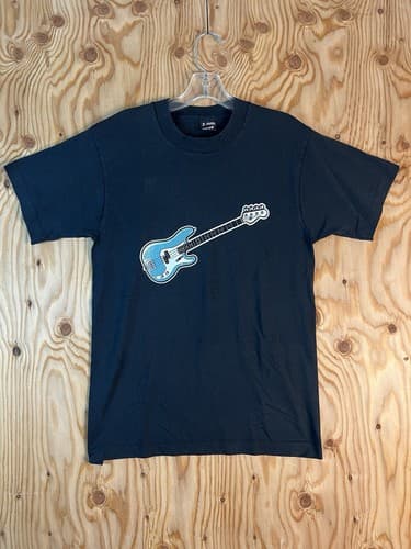 Vintage Portland Music Co Guitar Shirt Men's Size Medium Rock USA Single Stitch - Image 1