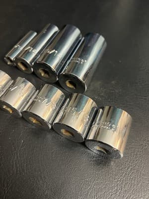 PROTO PROFESSIONAL Deep + Shallow Socket Set 3/8" Drive 12 Point 7/16”- 1” USA - Thumbnail 2