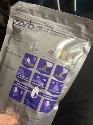 DYSON ZORB Vacuum Carpet Maintenance Powder, 26.5oz Bag, Brand New/Sealed - Thumbnail 6