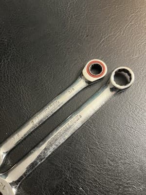 Lot Of 2 Power Torque Combination Wrench Metric 14mm 17 Polished Chrome Ratchet - Thumbnail 11