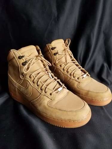 RARE 2012 Nike Air Force 1 Hi DCN Military Bt Boots XXX Golden Harvest Men's 14 - Image 1