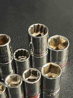 KOBALT #1151719 52-Piece Pro 90 Ratchet Mechanics Tool Socket Set SAE Metric - Thumbnail 8