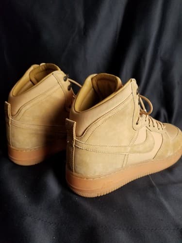 RARE 2012 Nike Air Force 1 Hi DCN Military Bt Boots XXX Golden Harvest Men's 14 - Thumbnail 5