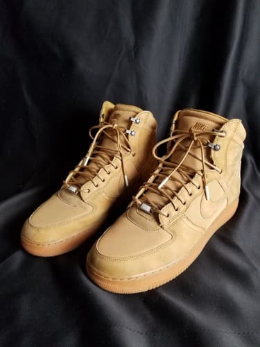 RARE 2012 Nike Air Force 1 Hi DCN Military Bt Boots XXX Golden Harvest Men's 14 - Thumbnail 2